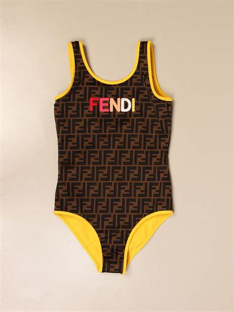 fendi kids bathing suit|fendi high waisted swimsuit.